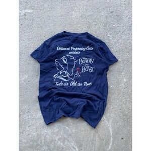 Disney Beauty And The Beast Shirt Youth M Blue Beaumont Performing Arts Musical